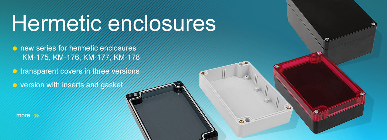 New series for hermetic enclosures